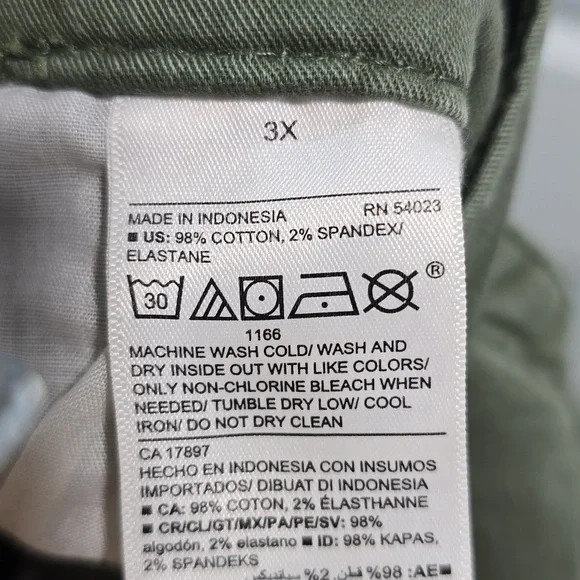 Old Navy Green Bermuda Shorts Classic Cotton Twill - Picture 10 of 11